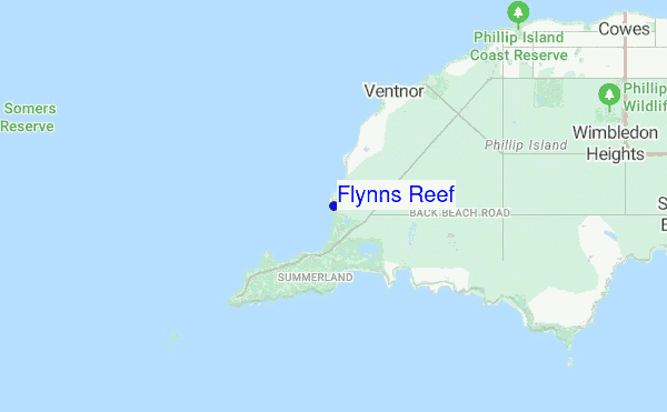 Flynns Reef location map