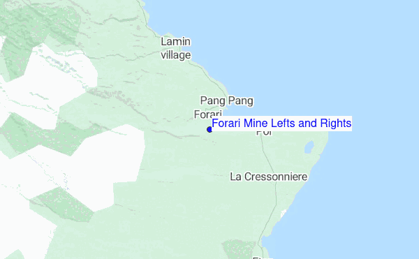 Forari Mine Lefts and Rights location map