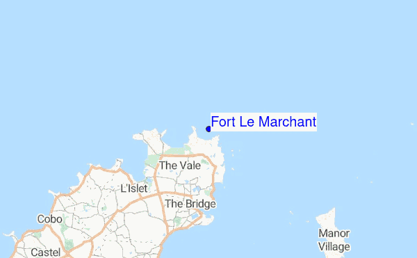 Fort Le Marchant location map