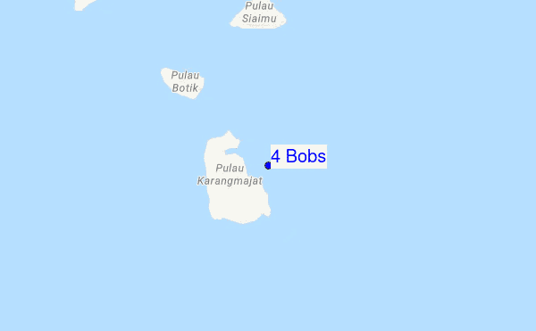 4 Bobs location map