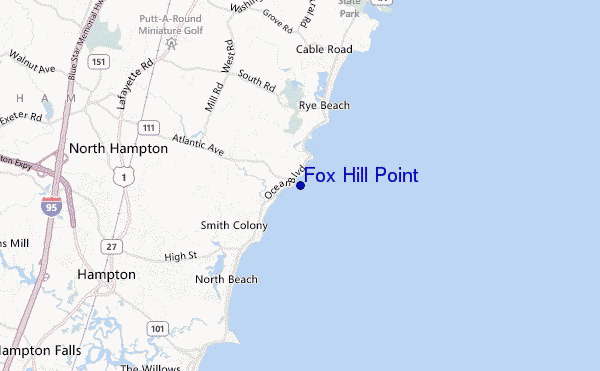 Fox Hill Point location map