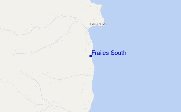 Frailes South location map