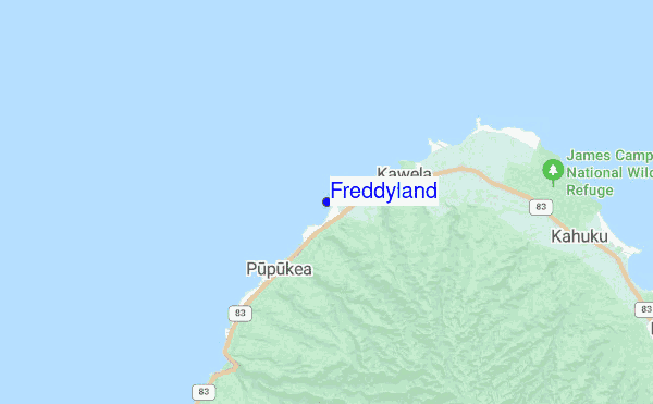 Freddyland location map