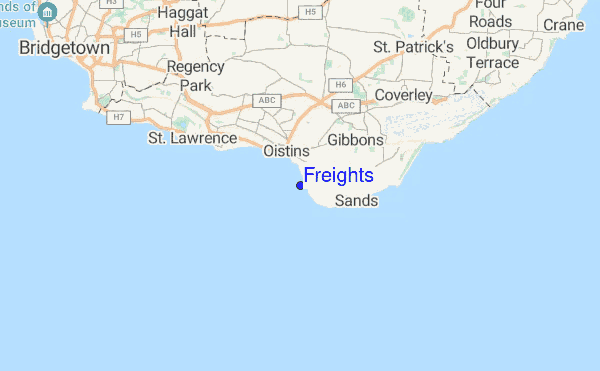 Freights location map