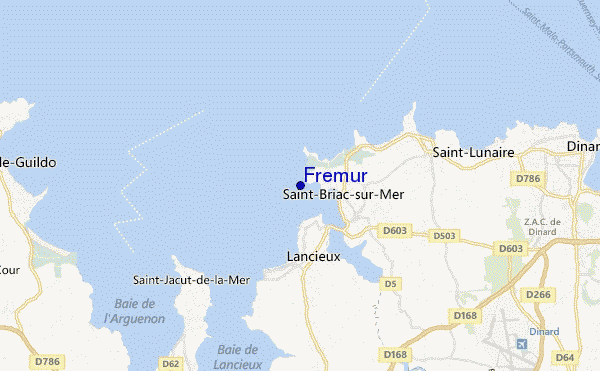 Fremur location map