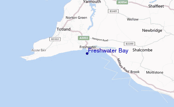 Freshwater Bay location map