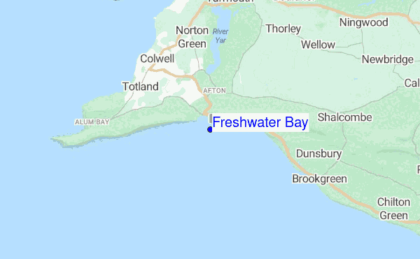 Freshwater Bay location map