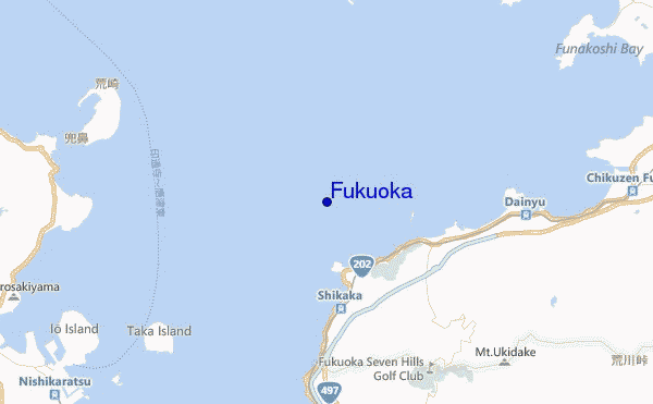 Fukuoka location map