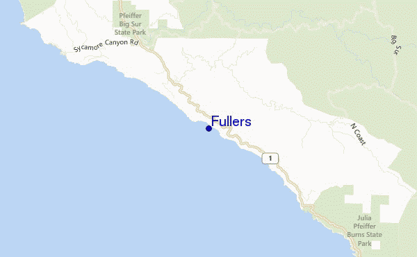 Fullers location map