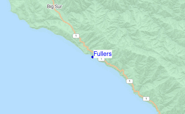 Fullers location map