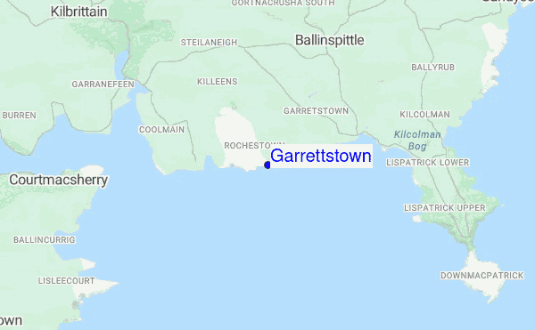 Garrettstown location map