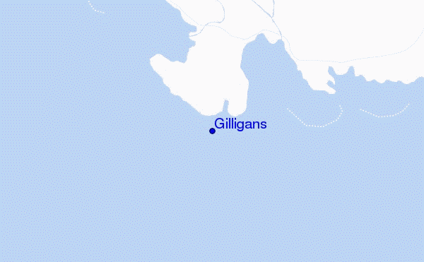 Gilligans location map