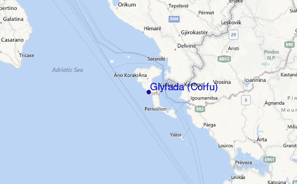 Glyfada Corfu 48 Hour Detailed Surf Forecast