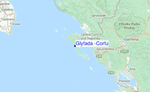 Glyfada Corfu 48 Hour Detailed Surf Forecast