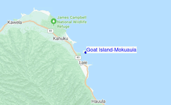 Goat Island/Mokuauia location map