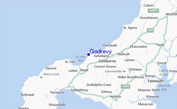 Godrevy Location Map