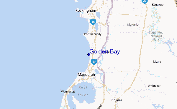 Golden Bay Location Map