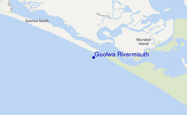 Goolwa Rivermouth location map