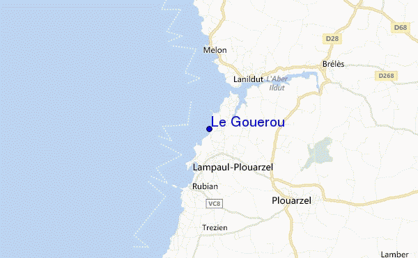 Le Gouerou location map