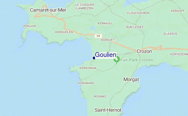Goulien location map