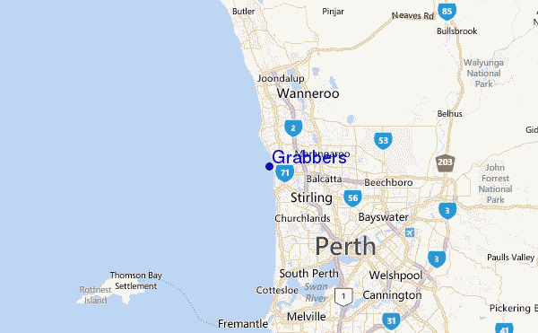 Grabbers Location Map