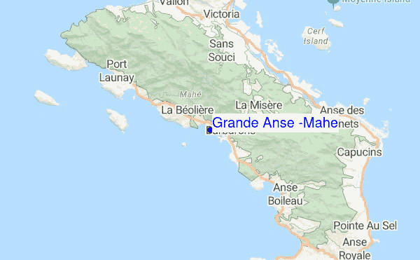 Grande Anse (Mahe) location map