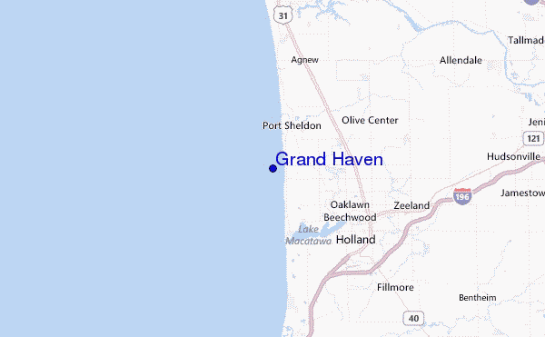 Grand Haven Location Map
