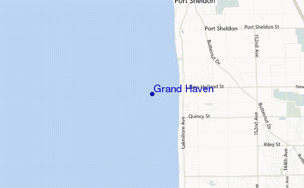 Grand Haven location map