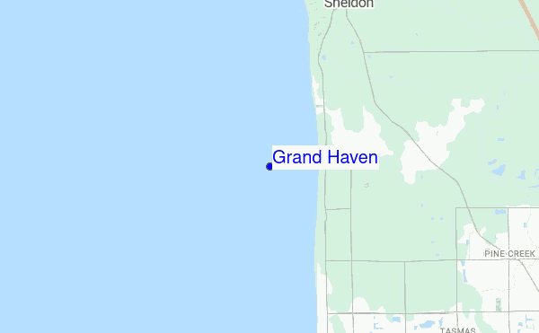 Grand Haven location map