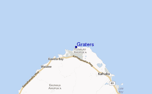 Graters location map