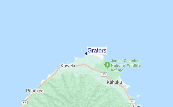 Graters location map