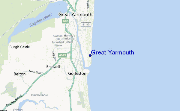 Great Yarmouth location map