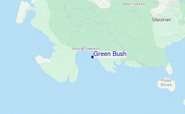 Green Bush location map