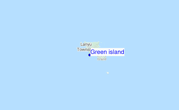 Green island Location Map