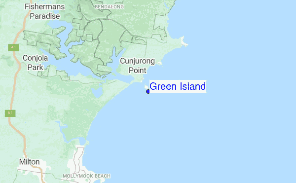 Green Island location map