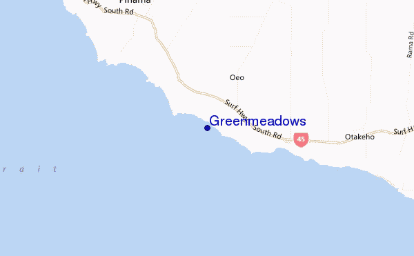 Greenmeadows location map