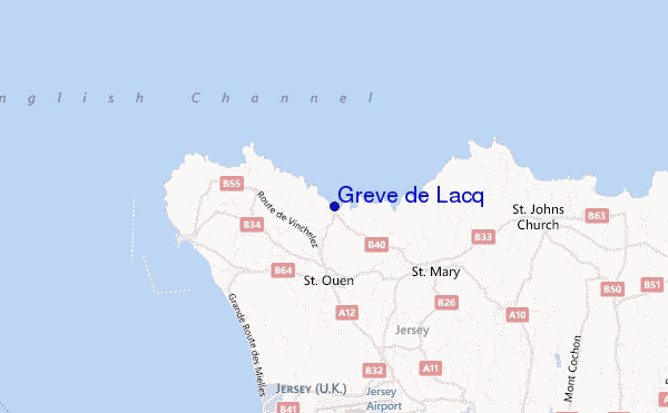 Greve de Lacq location map