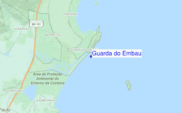 Guarda do Embau location map