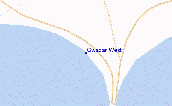 Gwadar West location map