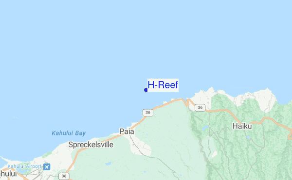 H-Reef location map