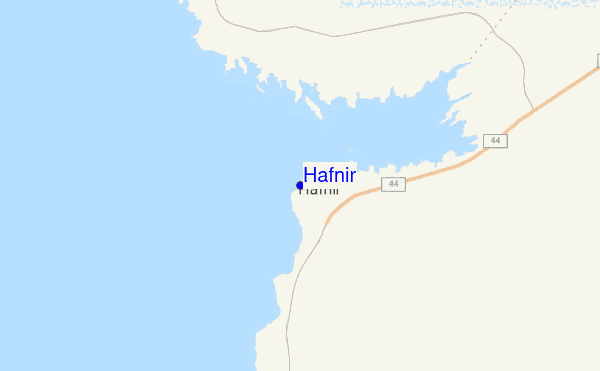 Hafnir location map