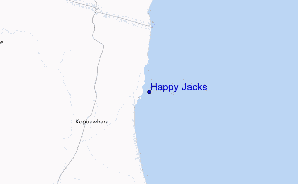 Happy Jacks location map