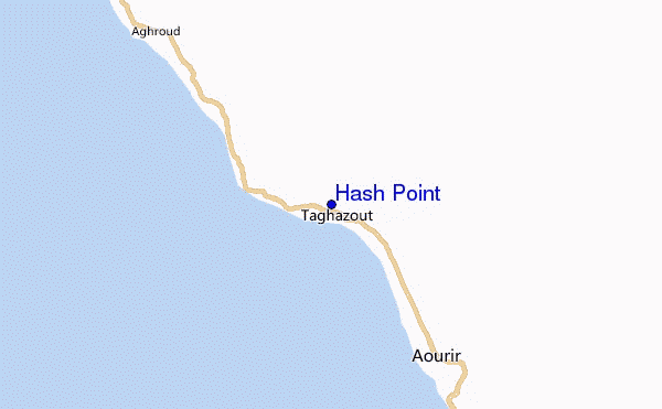 Hash Point location map