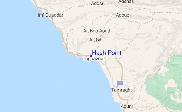 Hash Point location map