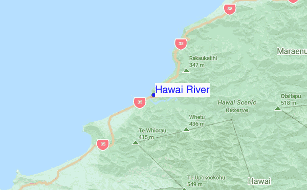 Hawai River location map