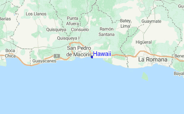 Hawaii Location Map