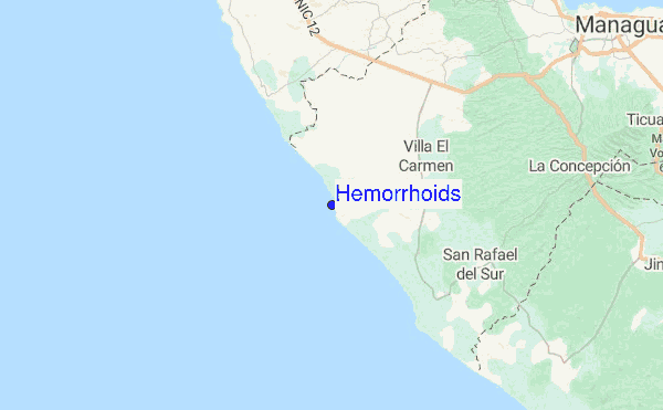 Hemorrhoids Location Map