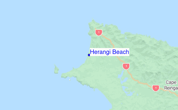 Herangi Beach location map