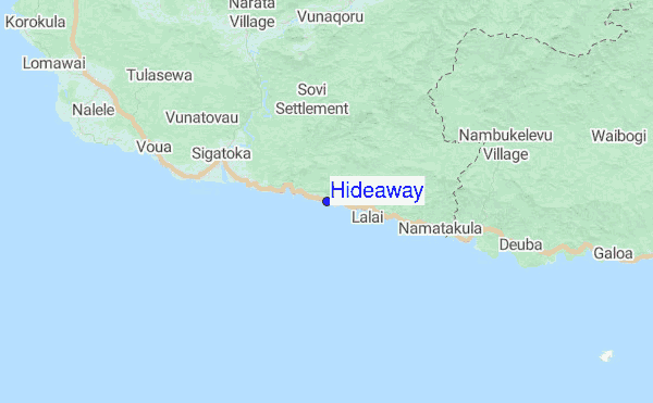 Hideaway Location Map