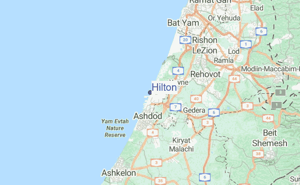 Hilton Location Map